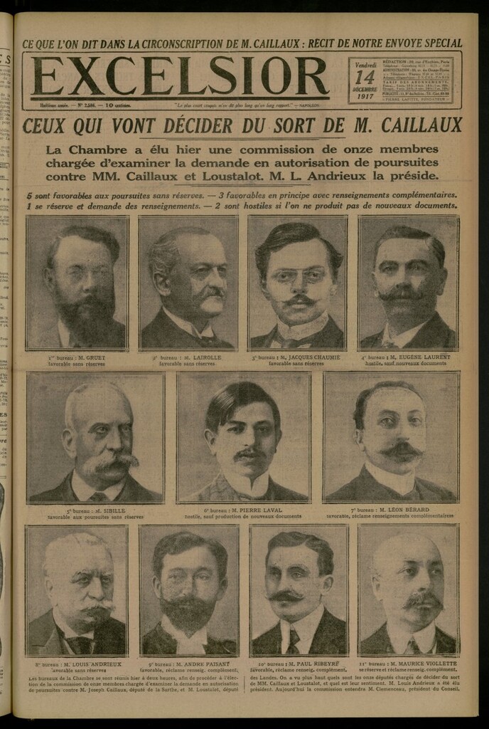 Miniatura de Excelsior: journal illustré quotidien del 14 de diciembre de 1917, nº 2586