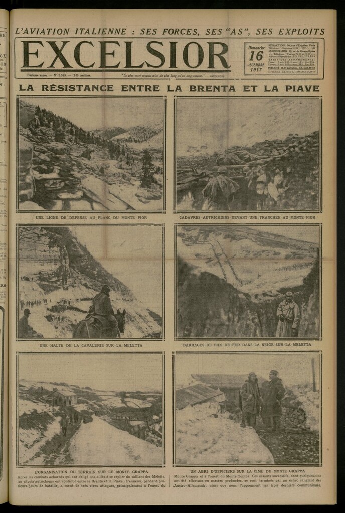 Miniatura de Excelsior: journal illustré quotidien del 16 de diciembre de 1917, nº 2588