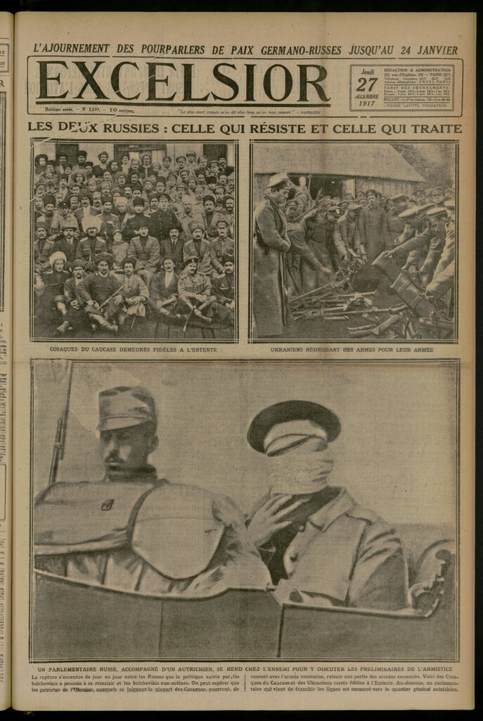 Miniatura de Excelsior: journal illustré quotidien del 27 de diciembre de 1917, nº 2599