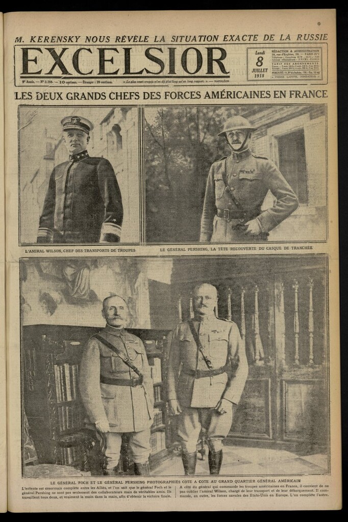 Miniatura de Excelsior: journal illustré quotidien del 8 de julio de 1918, nº 2788