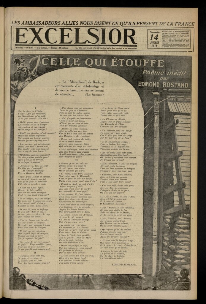 Miniatura de Excelsior: journal illustré quotidien del 14 de julio de 1918, nº 2794