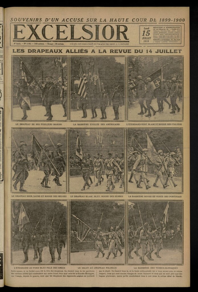 Miniatura de Excelsior: journal illustré quotidien del 15 de julio de 1918, nº 2795