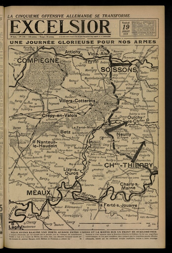 Miniatura de Excelsior: journal illustré quotidien del 19 de julio de 1918, nº 2799