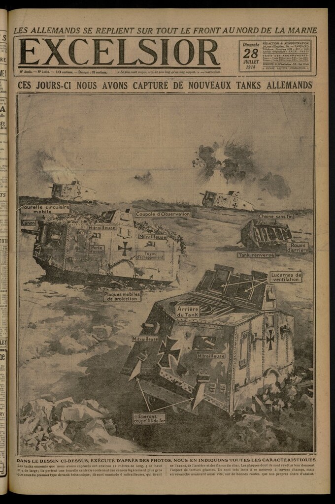 Miniatura de Excelsior: journal illustré quotidien del 28 de julio de 1918, nº 2808