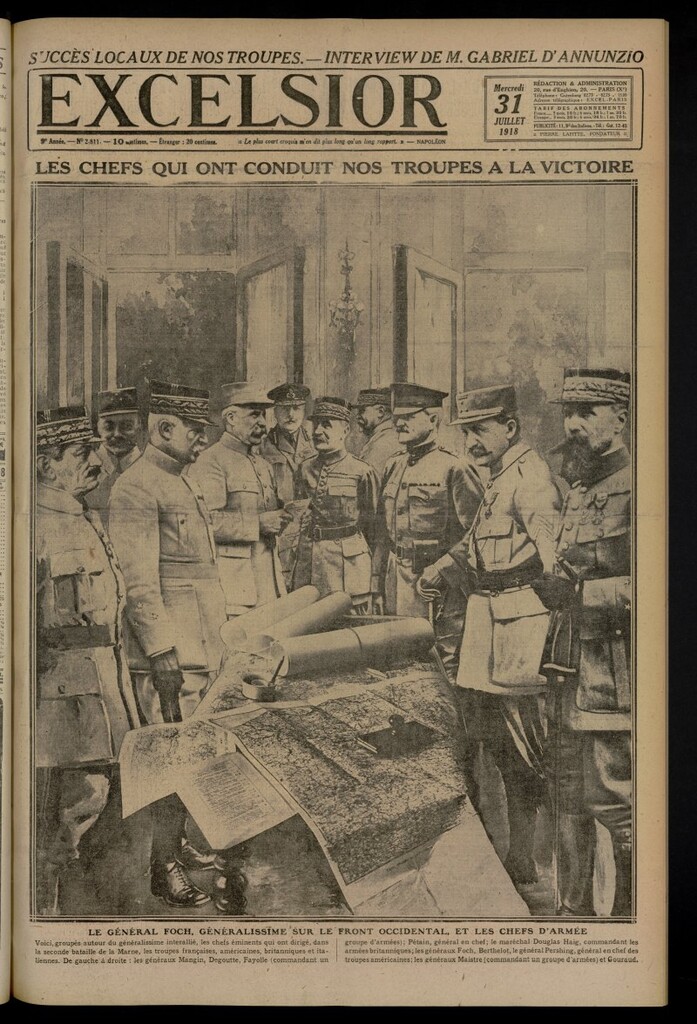 Miniatura de Excelsior: journal illustré quotidien del 31 de julio de 1918, nº 2811