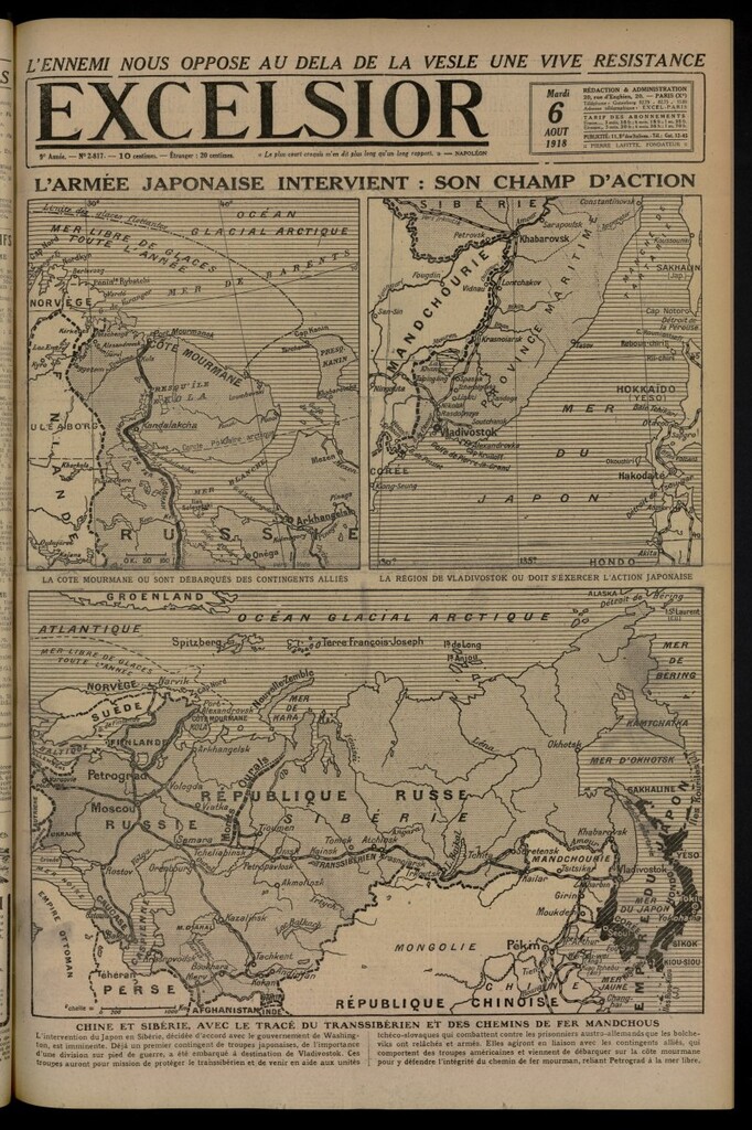 Miniatura de Excelsior: journal illustré quotidien del 6 de agosto de 1918, nº 2817