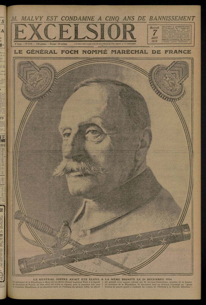 Miniatura de Excelsior: journal illustré quotidien del 7 de agosto de 1918, nº 2818
