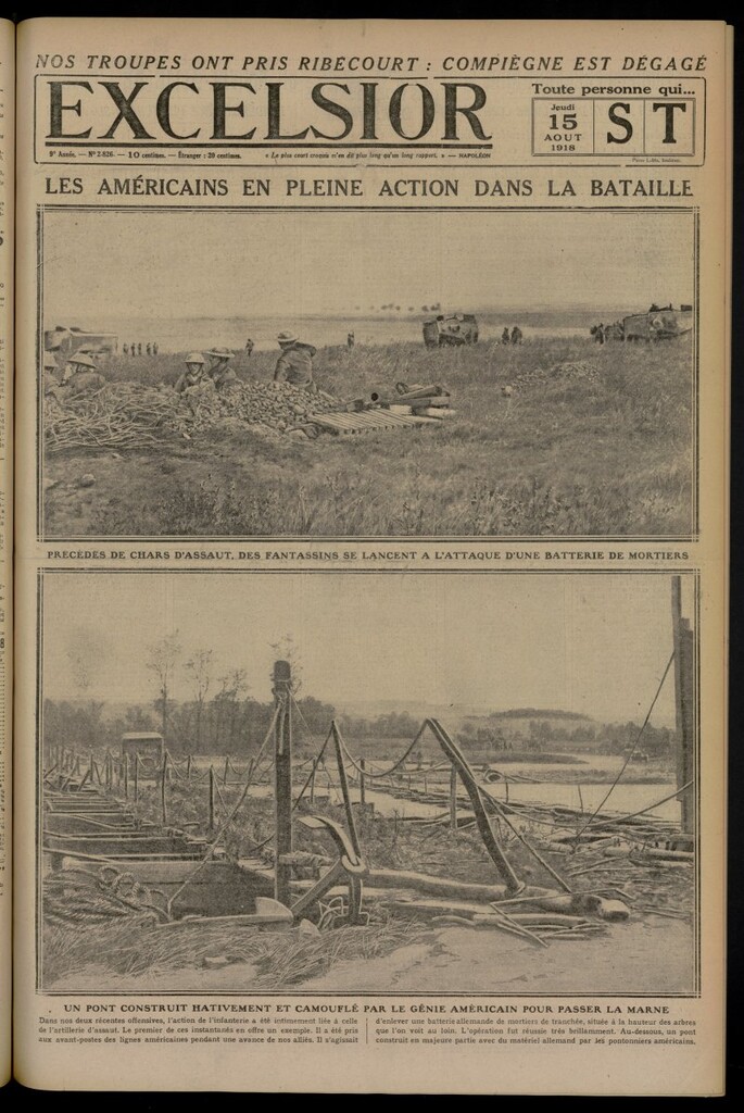 Miniatura de Excelsior: journal illustré quotidien del 15 de agosto de 1918, nº 2826