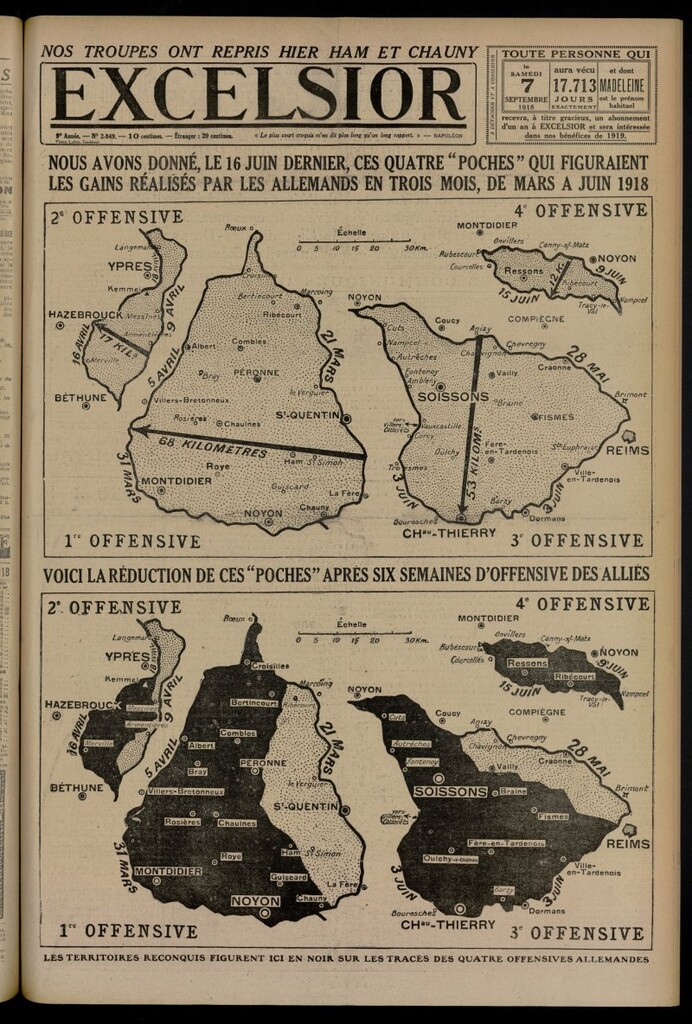 Miniatura de Excelsior: journal illustré quotidien del 7 de septiembre de 1918, nº 2849