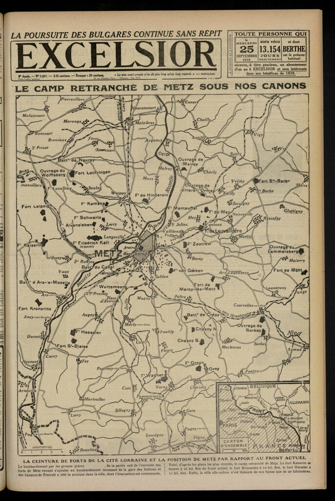 Miniatura de Excelsior: journal illustré quotidien del 25 de septiembre de 1918, nº 2867