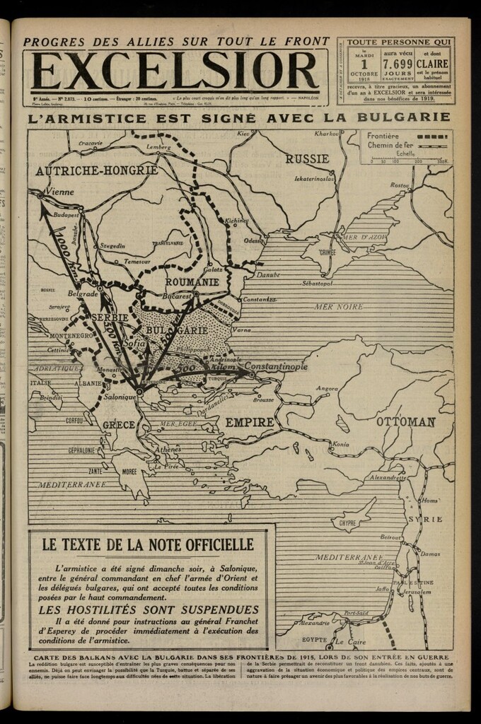 Miniatura de Excelsior: journal illustré quotidien del 1 de octubre de 1918, nº 2873