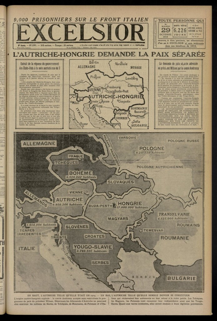 Miniatura de Excelsior: journal illustré quotidien del 29 de octubre de 1918, nº 2901