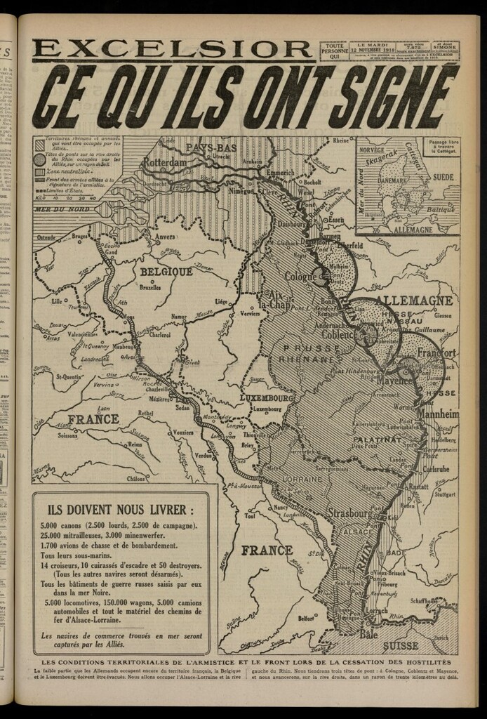 Miniatura de Excelsior: journal illustré quotidien del 12 de noviembre de 1918, nº 2915