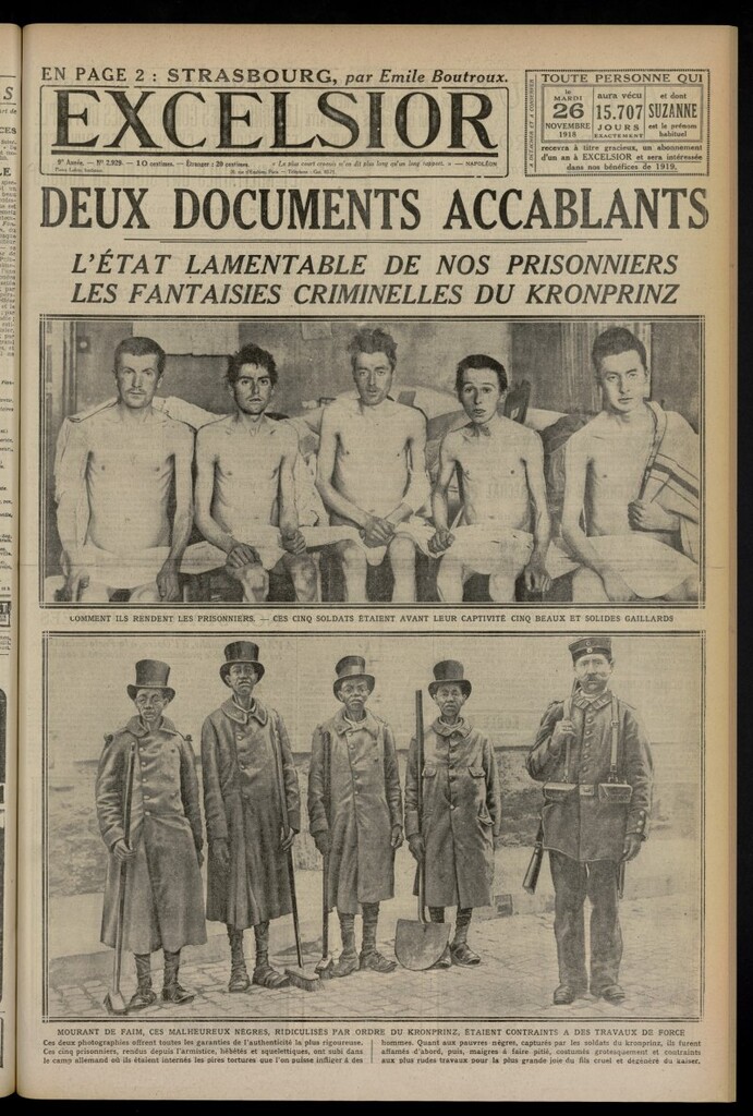 Miniatura de Excelsior: journal illustré quotidien del 26 de noviembre de 1918, nº 2929