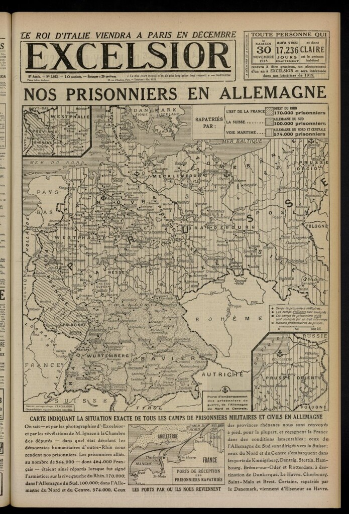 Miniatura de Excelsior: journal illustré quotidien del 30 de noviembre de 1918, n º 2933