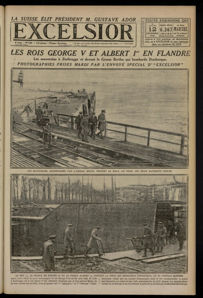 Miniatura de Excelsior: journal illustré quotidien del 12 de diciembre de 1918, nº 2945