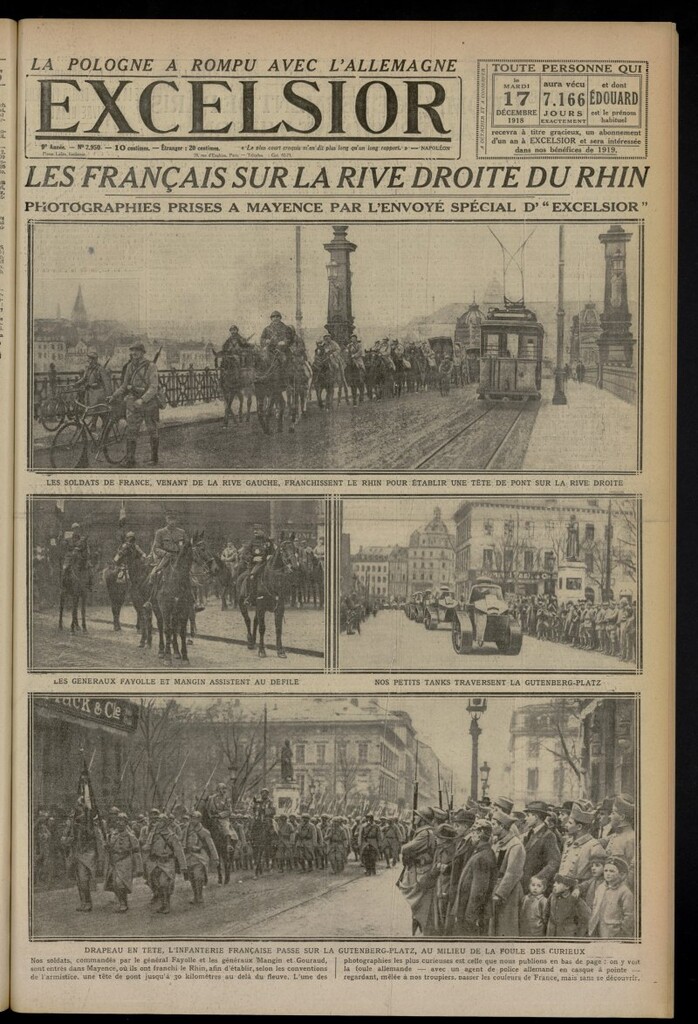 Miniatura de Excelsior: journal illustré quotidien del 17 de diciembre de 1918, nº 2950