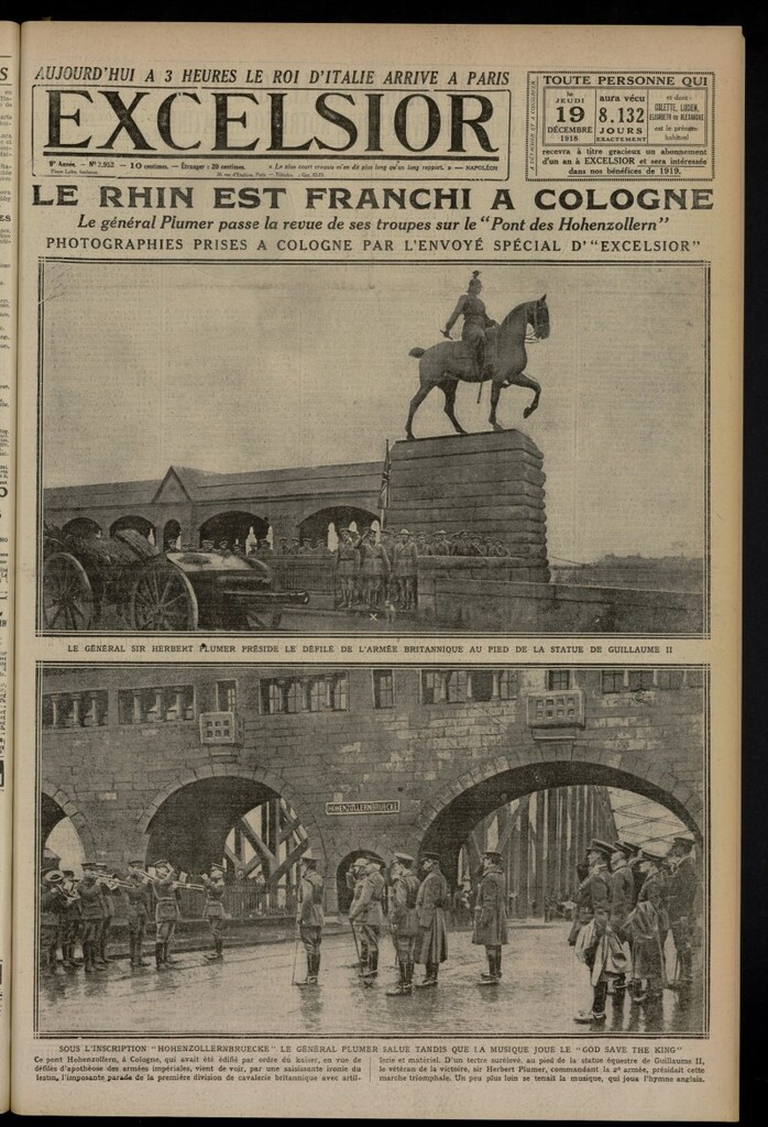 Miniatura de Excelsior: journal illustré quotidien del 19 de diciembre de 1918, nº 2952