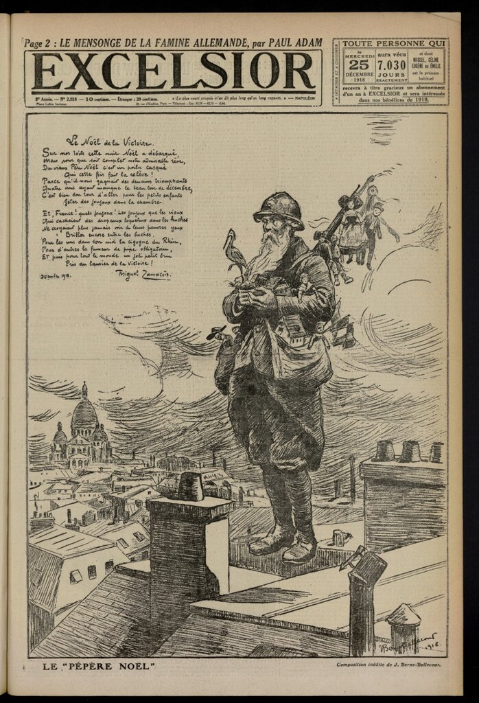 Miniatura de Excelsior: journal illustré quotidien del 25 de diciembre de 1918, nº 2958