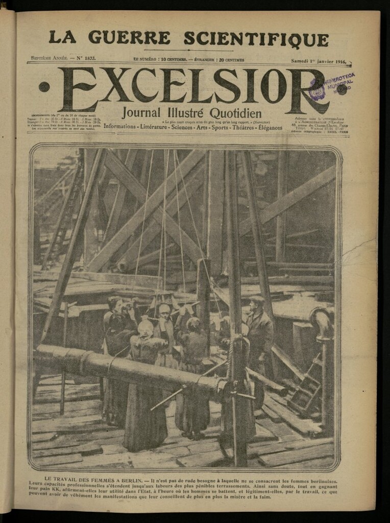 Miniatura de Excelsior: journal illustré quotidien del 1 de enero de 1916, nº 1873