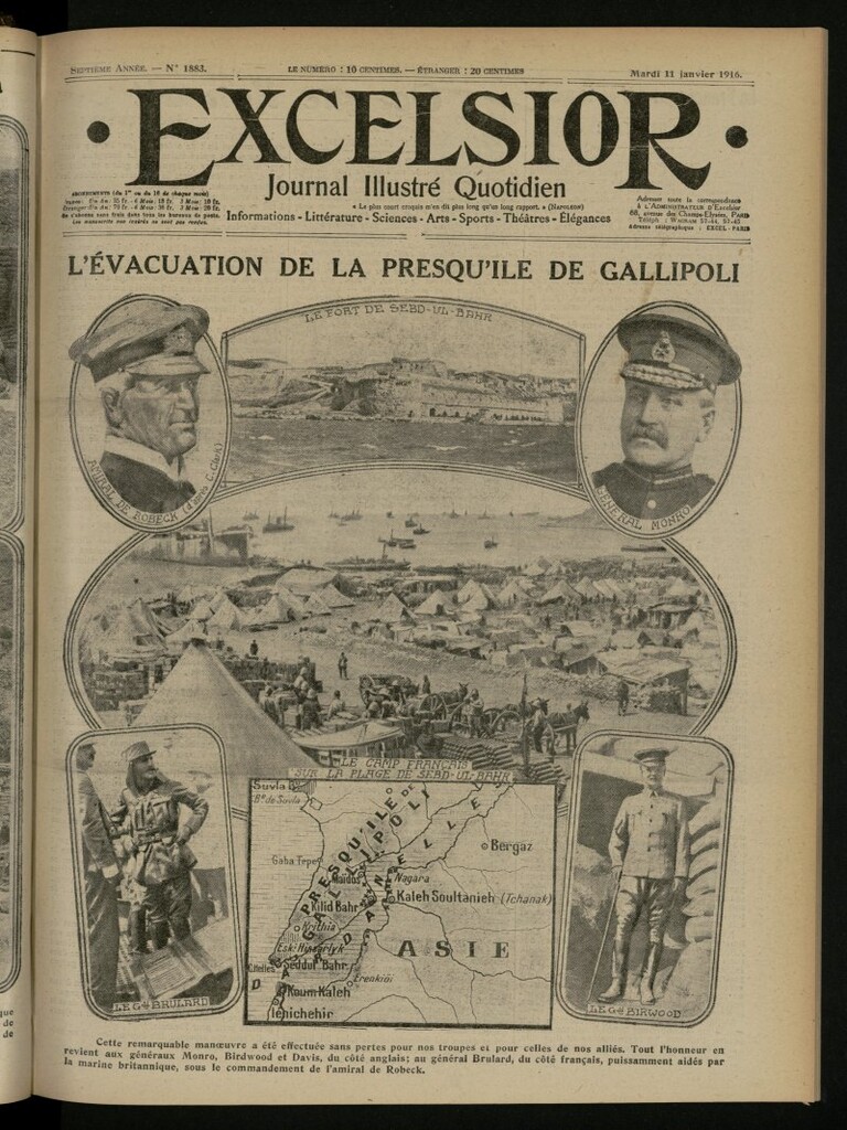 Miniatura de Excelsior: journal illustré quotidien del 11 de enero de 1916, nº 1883