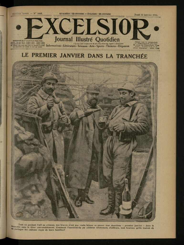 Miniatura de Excelsior: journal illustré quotidien del 13 de enero de 1916, nº 1885