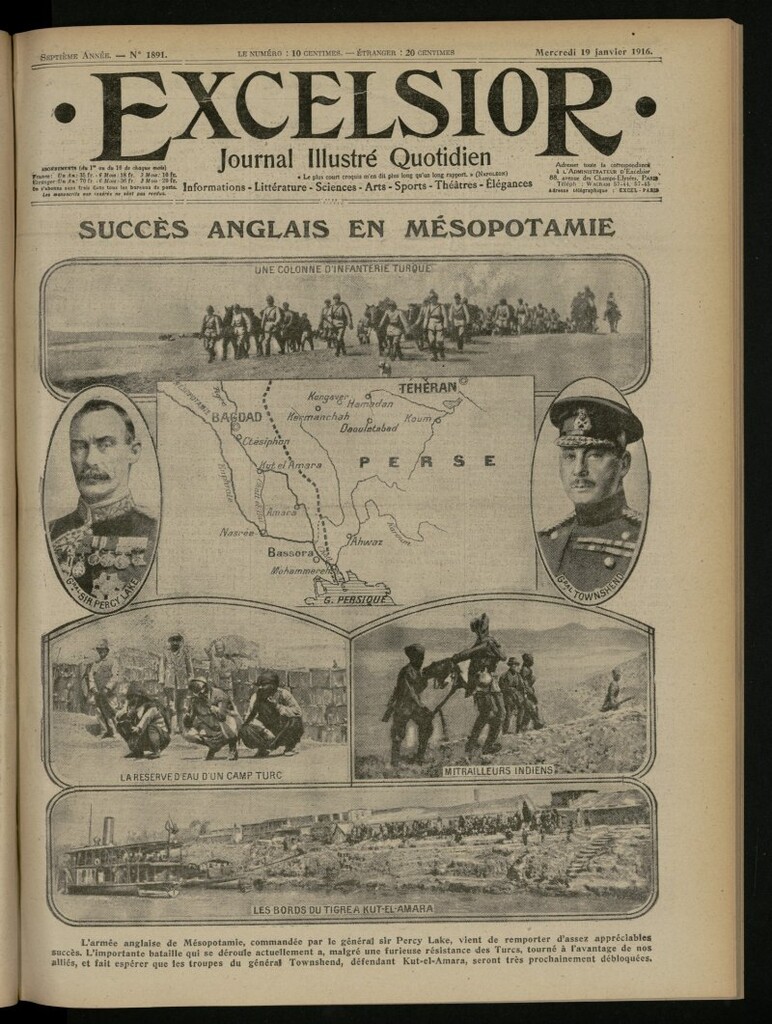 Miniatura de Excelsior: journal illustré quotidien del 19 de enero de 1916, nº 1891