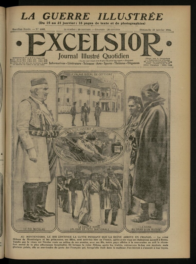 Miniatura de Excelsior: journal illustré quotidien del 23 de enero de 1916, nº 1895
