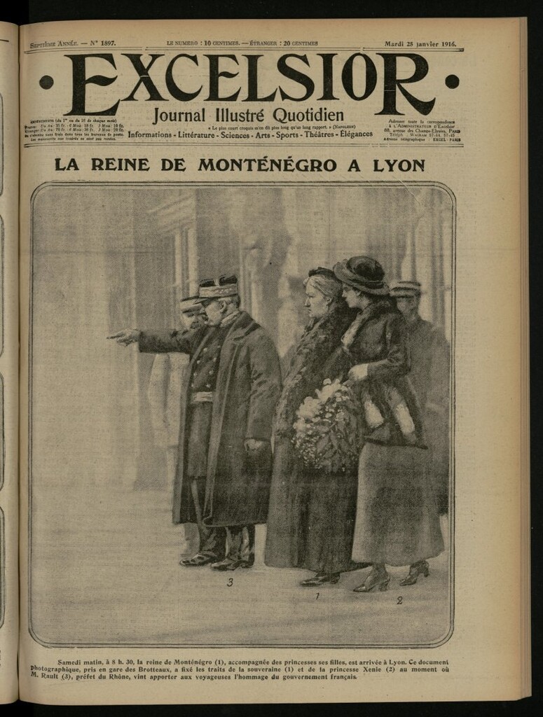 Miniatura de Excelsior: journal illustré quotidien del 25 de enero de 1916, nº 1897