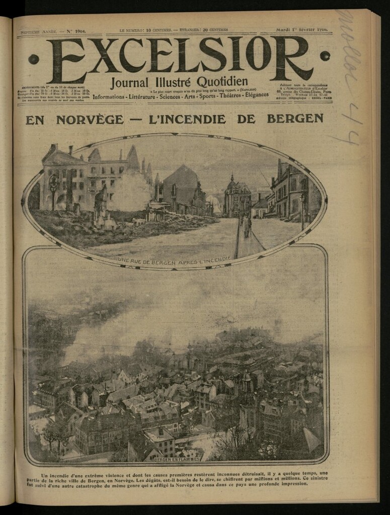 Miniatura de Excelsior: journal illustré quotidien del 1 de febrero de 1916, nº 1904
