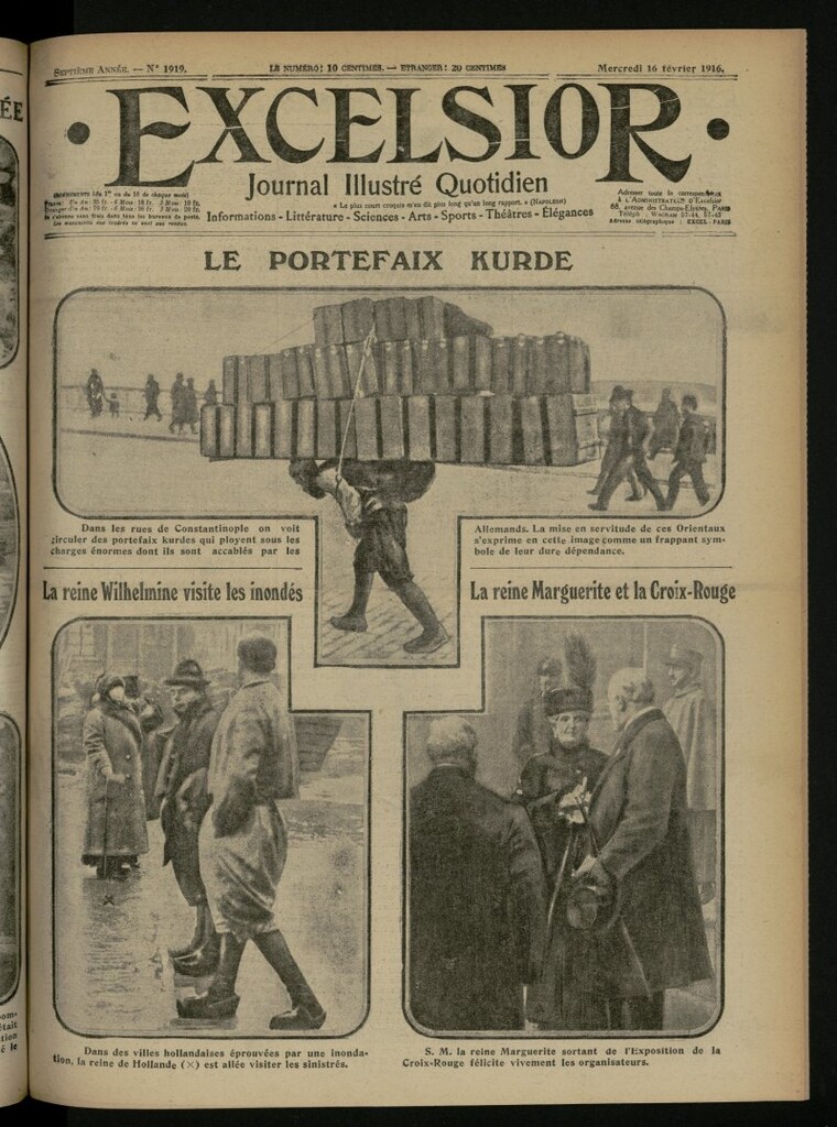 Miniatura de Excelsior: journal illustré quotidien del 16 de febrero de 1916, nº 1919
