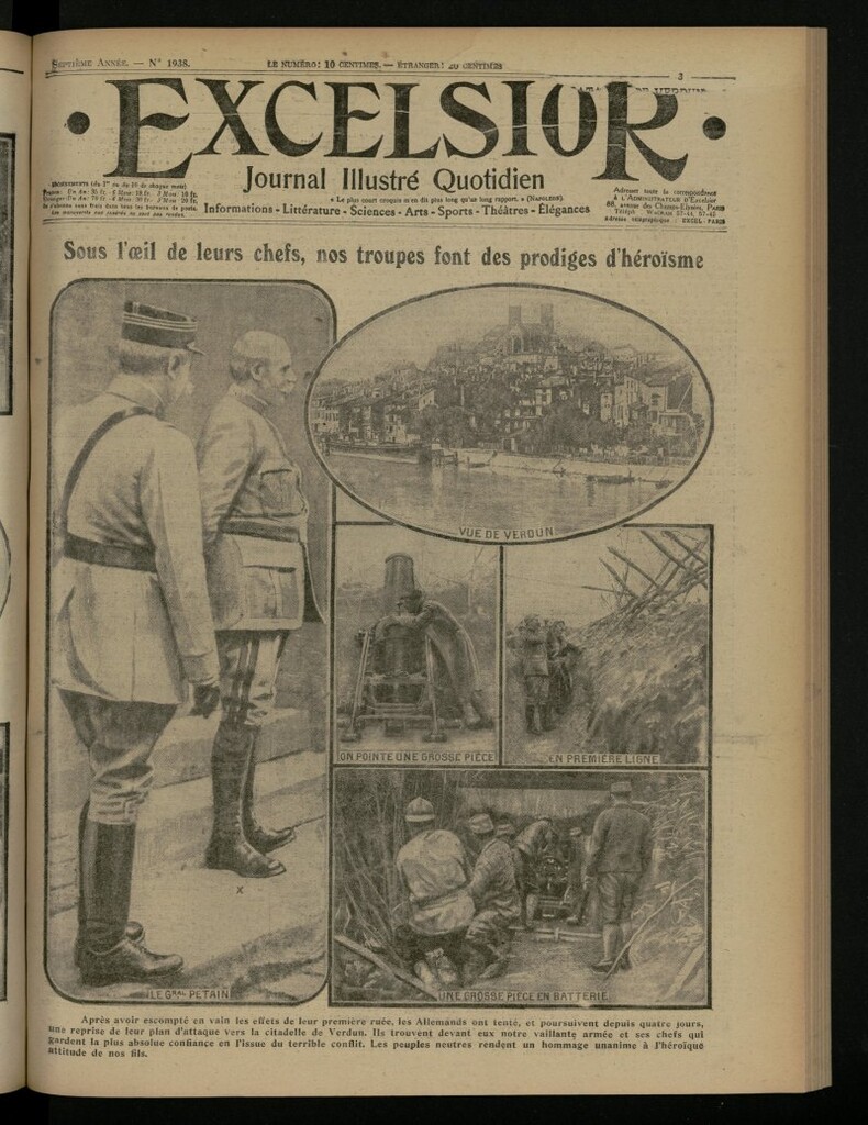 Miniatura de Excelsior: journal illustré quotidien del 6 de marzo de 1916, nº 1938