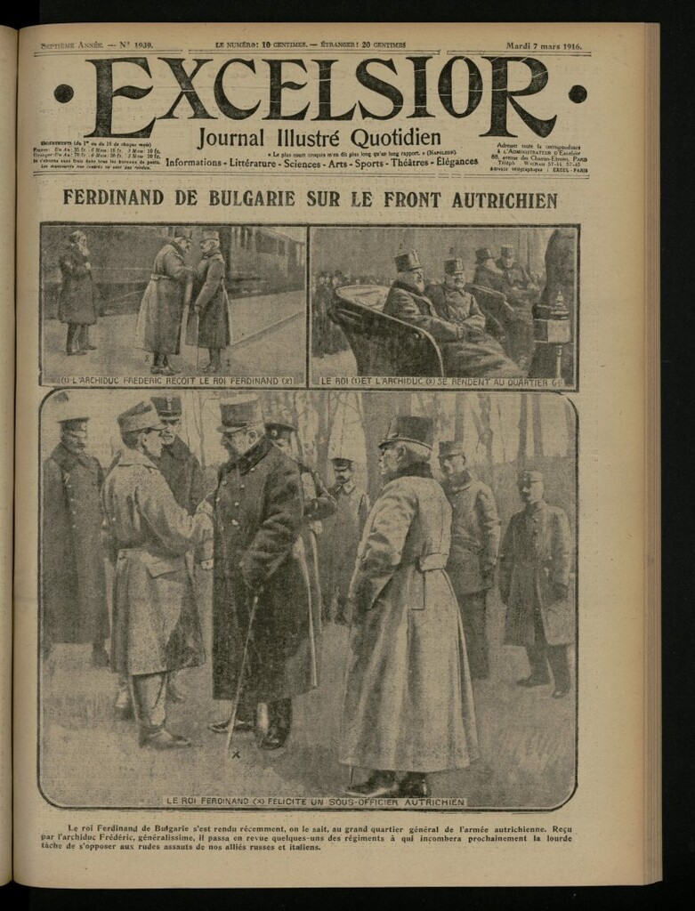 Miniatura de Excelsior: journal illustré quotidien del 7 de marzo de 1916, nº 1939