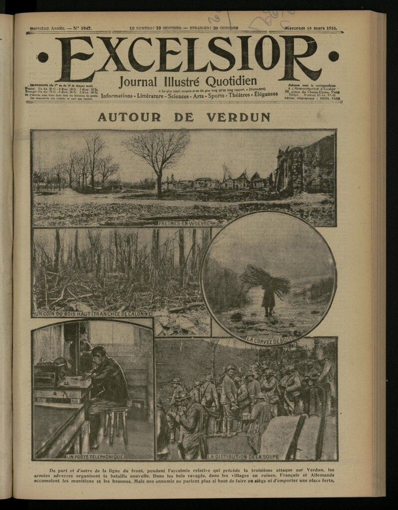 Miniatura de Excelsior: journal illustré quotidien del 15 de marzo de 1916, nº 1947