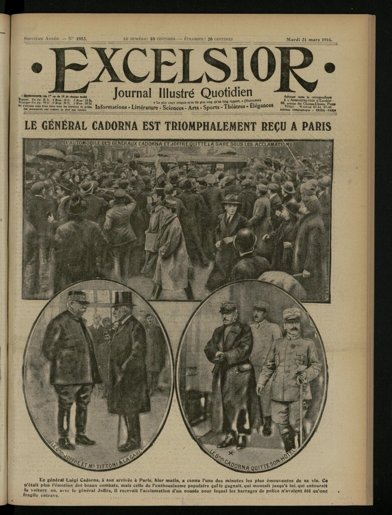 Miniatura de Excelsior: journal illustré quotidien del 21 de marzo de 1916, nº 1953