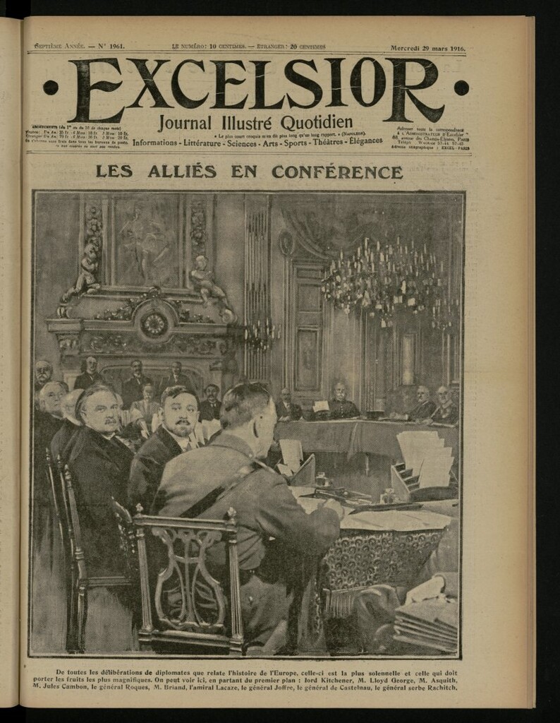Miniatura de Excelsior: journal illustré quotidien del 29 de marzo de 1916, nº 1961
