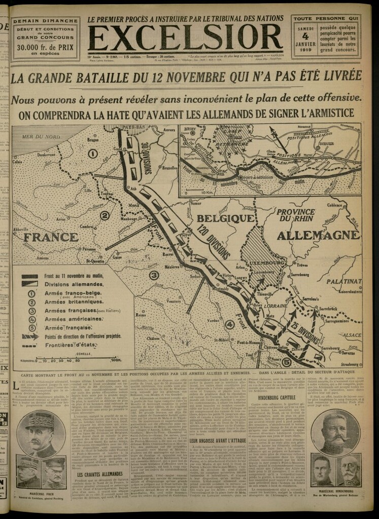 Miniatura de Excelsior: journal illustré quotidien del 4 de enero de 1919, nº 2968