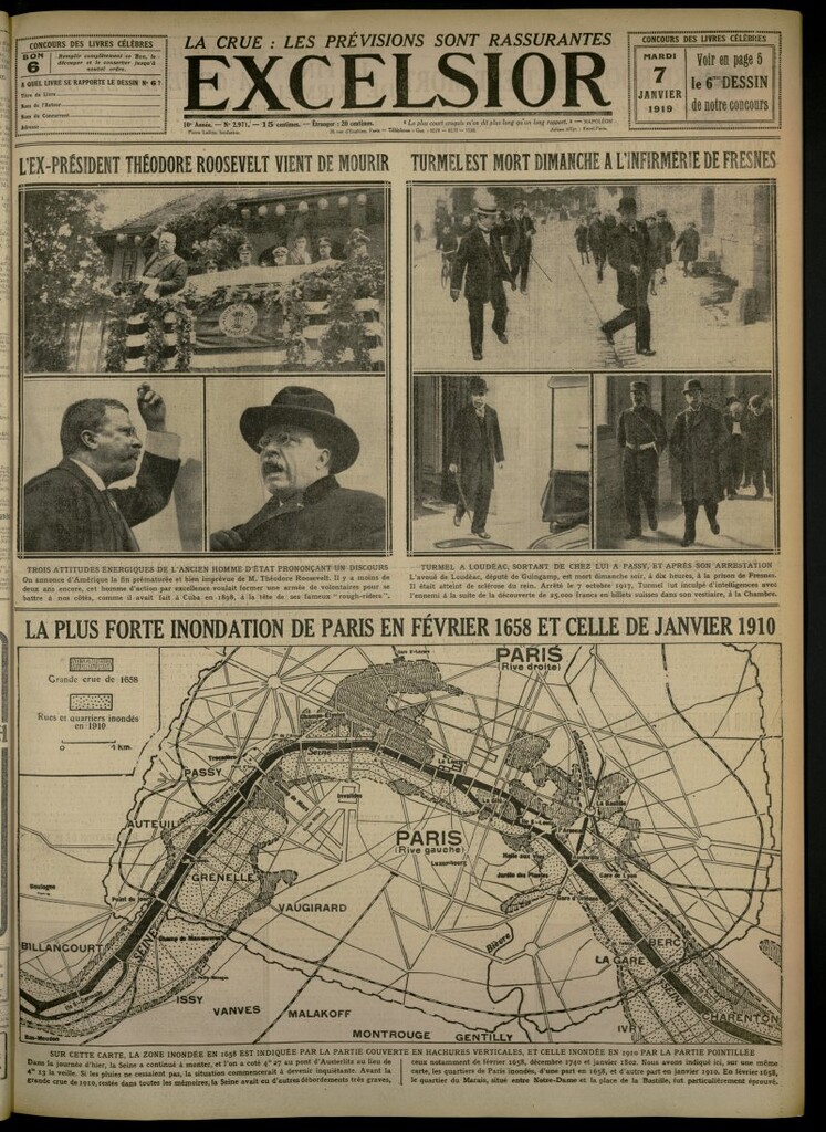 Miniatura de Excelsior: journal illustré quotidien del 7 de enero de 1919, nº 2971