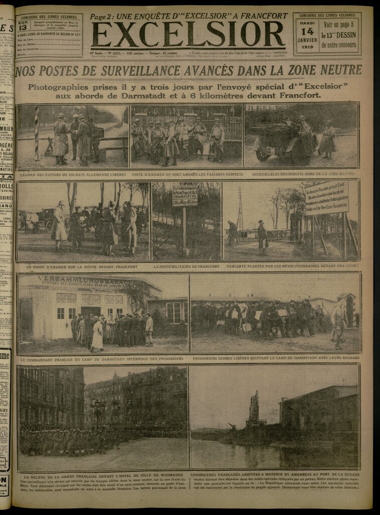 Miniatura de Excelsior: journal illustré quotidien del 14 de enero de 1919, nº 2978