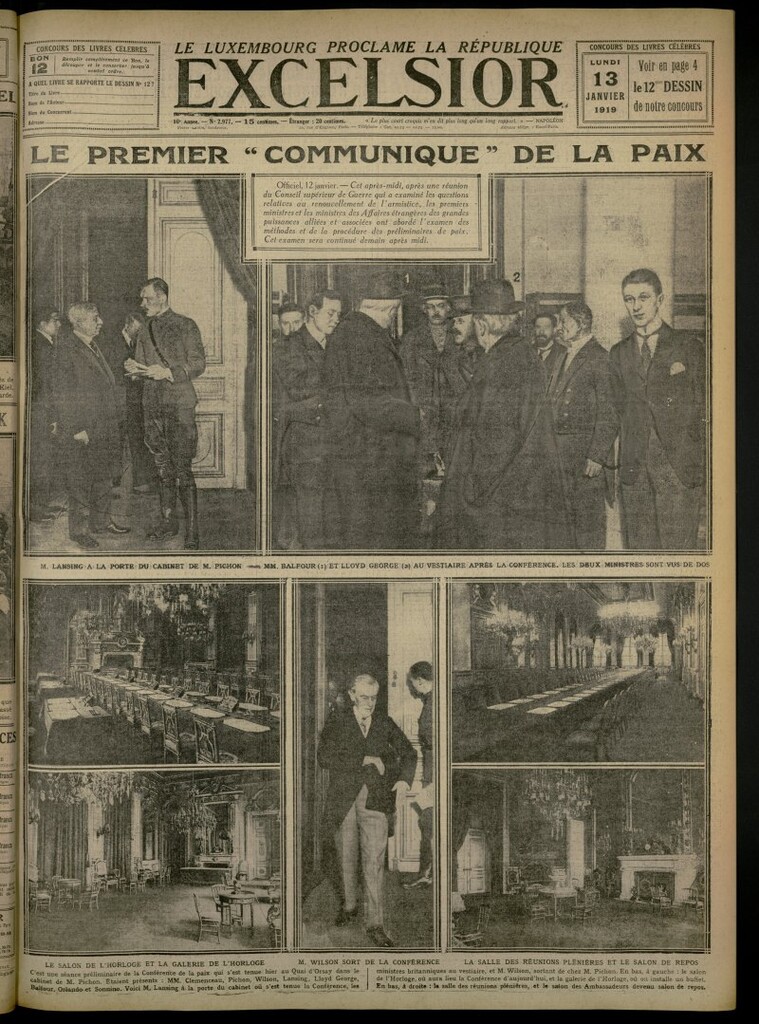 Miniatura de Excelsior: journal illustré quotidien del 13 de enero de 1919, nº 2977