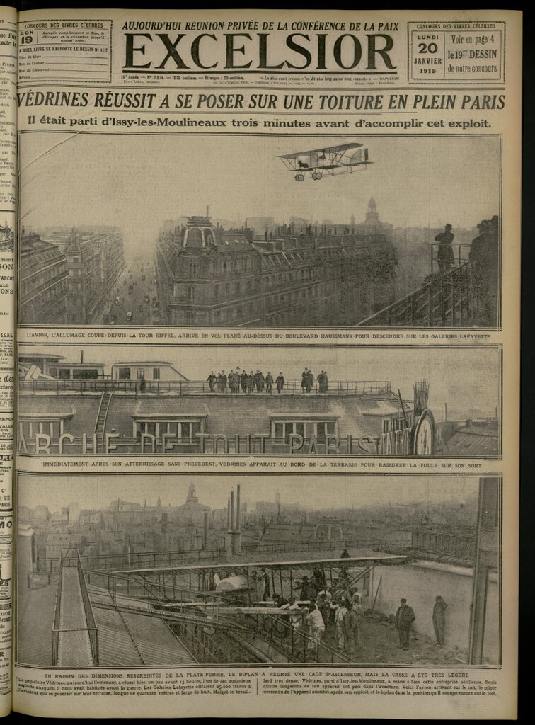 Miniatura de Excelsior: journal illustré quotidien del del 20 de enero de 1919, nº 2984