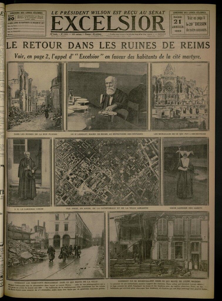 Miniatura de Excelsior: journal illustré quotidien del 21 de enero de 1919, nº 2985