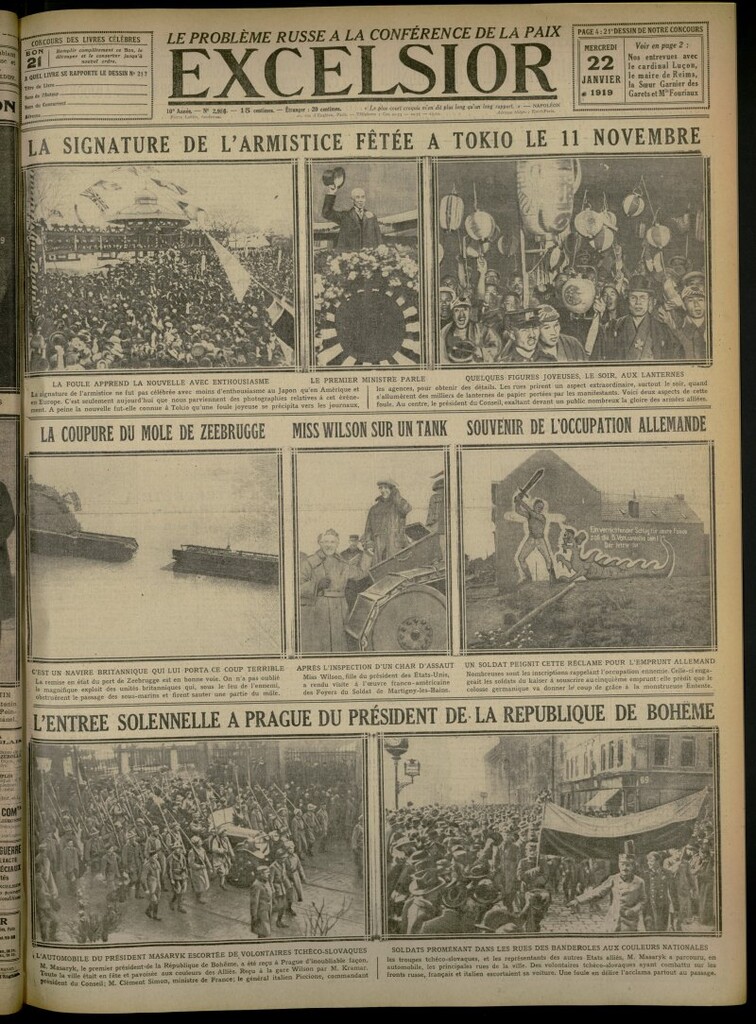 Miniatura de Excelsior: journal illustré quotidien del 22 de enero de 1919, nº 2986