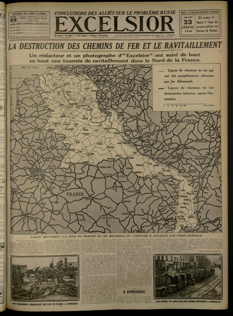 Miniatura de Excelsior: journal illustré quotidien del 23 de enero de 1919, nº 2987