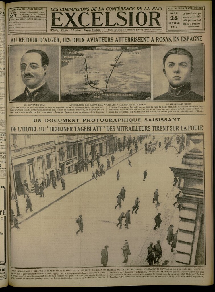 Miniatura de Excelsior: journal illustré quotidien del 28 de enero de 1919, nº 2992