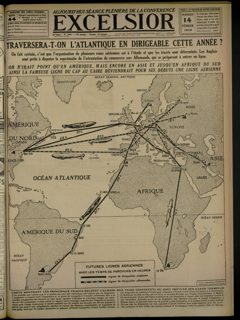 Miniatura de Excelsior: journal illustré quotidien del 14 de febrero de 1919, nº 3009