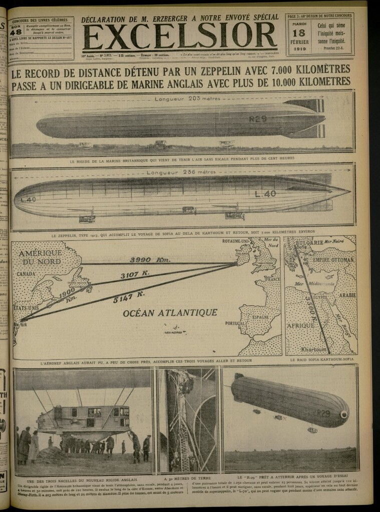 Miniatura de Excelsior: journal illustré quotidien del 18 de febrero de 1919, nº 3013