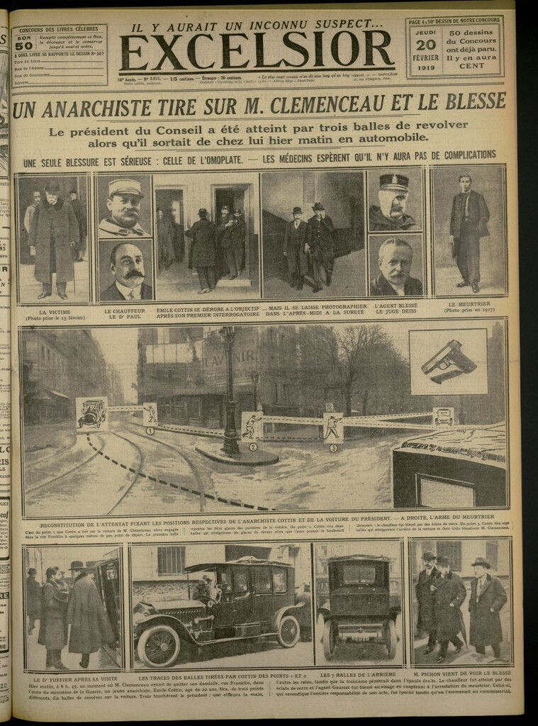Miniatura de Excelsior: journal illustré quotidien del 20 de febrero de 1919, nº 3015