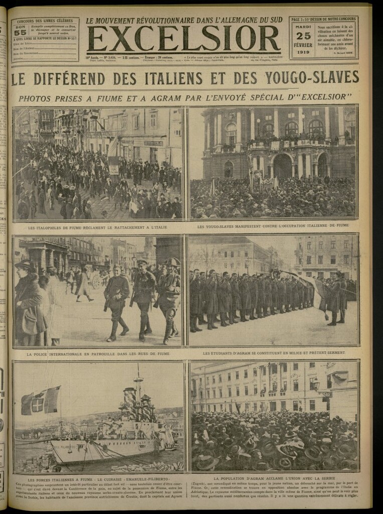 Miniatura de Excelsior: journal illustré quotidien del 25 de febrero de 1919, nº 3020