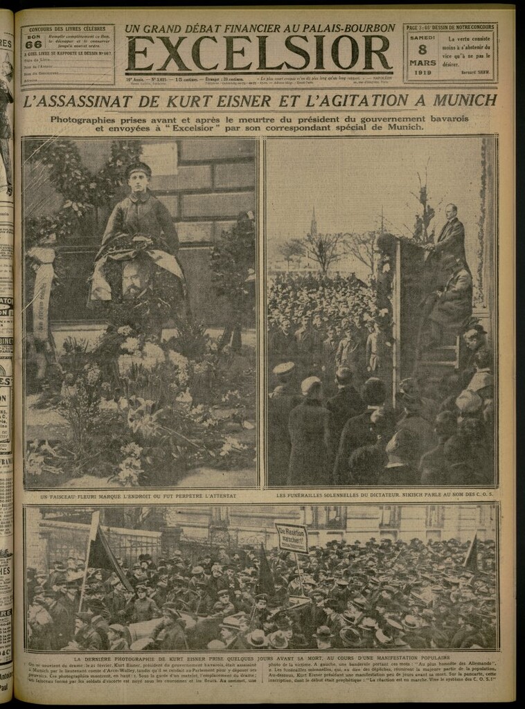 Miniatura de Excelsior: journal illustré quotidien del 8 de marzo de 1919, nº 3031